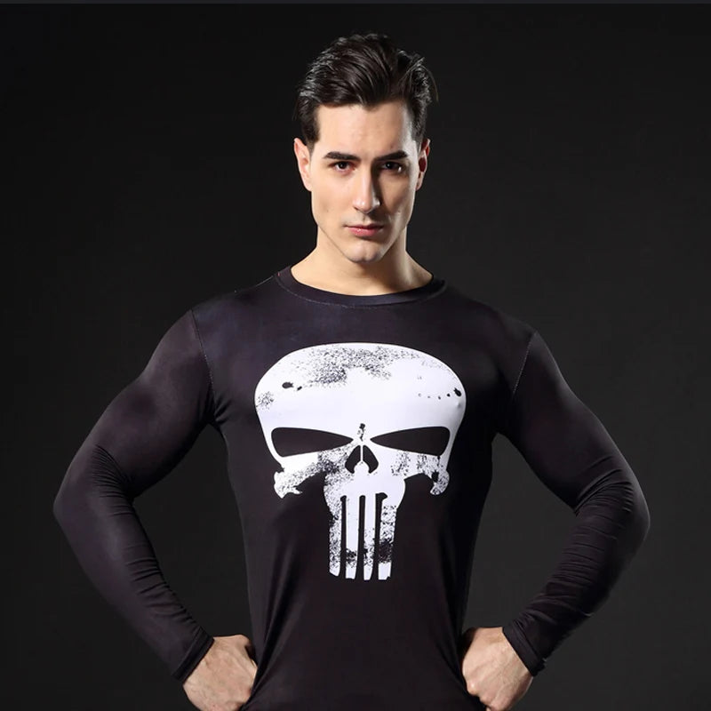 Men's Compression Sportswear Suits Gym Tights Training Clothes Workout Jogging Sports Set Running Rashguard Tracksuit For Men