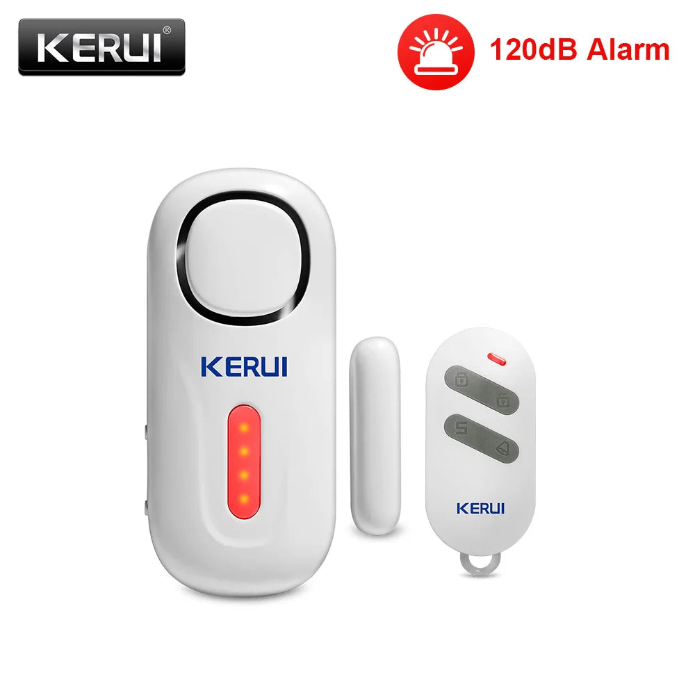 KERUI 120DB Alarm System Wireless Door/Window Entry Security Burglar Sensor Alarm PIR Magnetic Smart Home Garage System