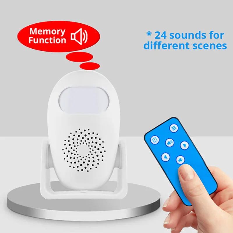 KERUI PIR Motion Detector Security Alarm Detector Anti-theft  Motion Sensor Smart Welcome Doorbell Human Body Detector