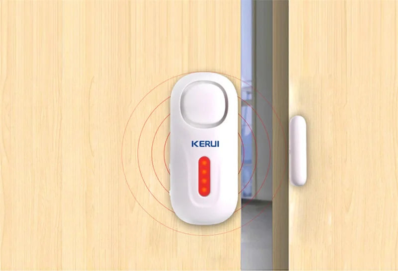 KERUI 120DB Alarm System Wireless Door/Window Entry Security Burglar Sensor Alarm PIR Magnetic Smart Home Garage System