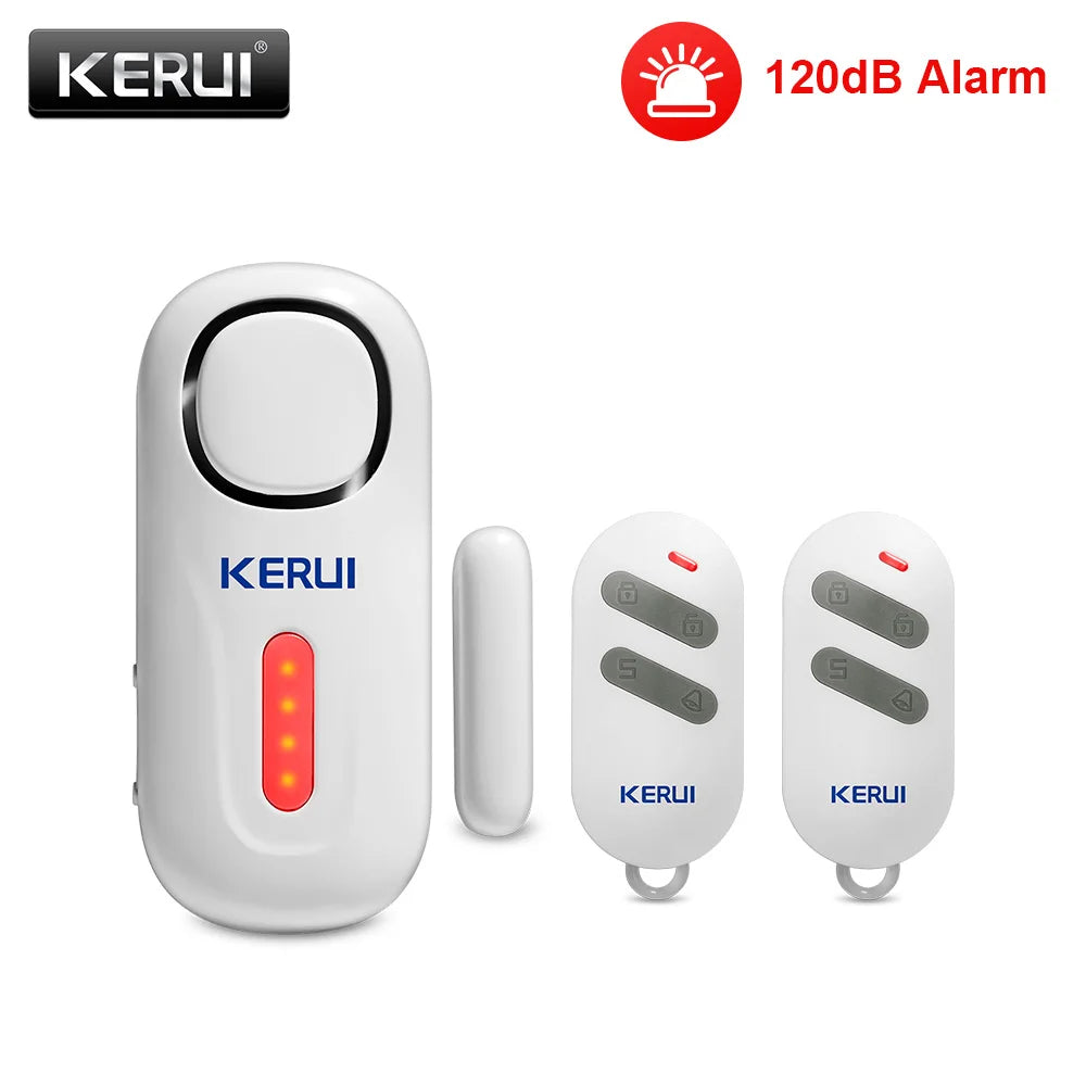 KERUI 120DB Alarm System Wireless Door/Window Entry Security Burglar Sensor Alarm PIR Magnetic Smart Home Garage System