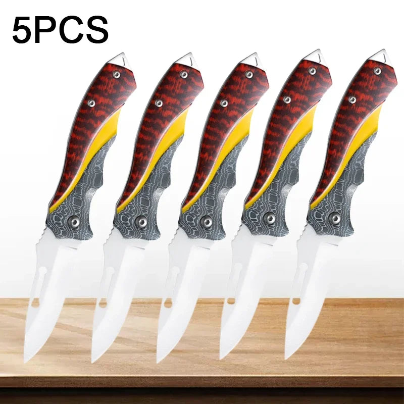 High Hardness Multifunctional Folding Pocket Knife for Household, Outdoor, Hunting, and Fishing