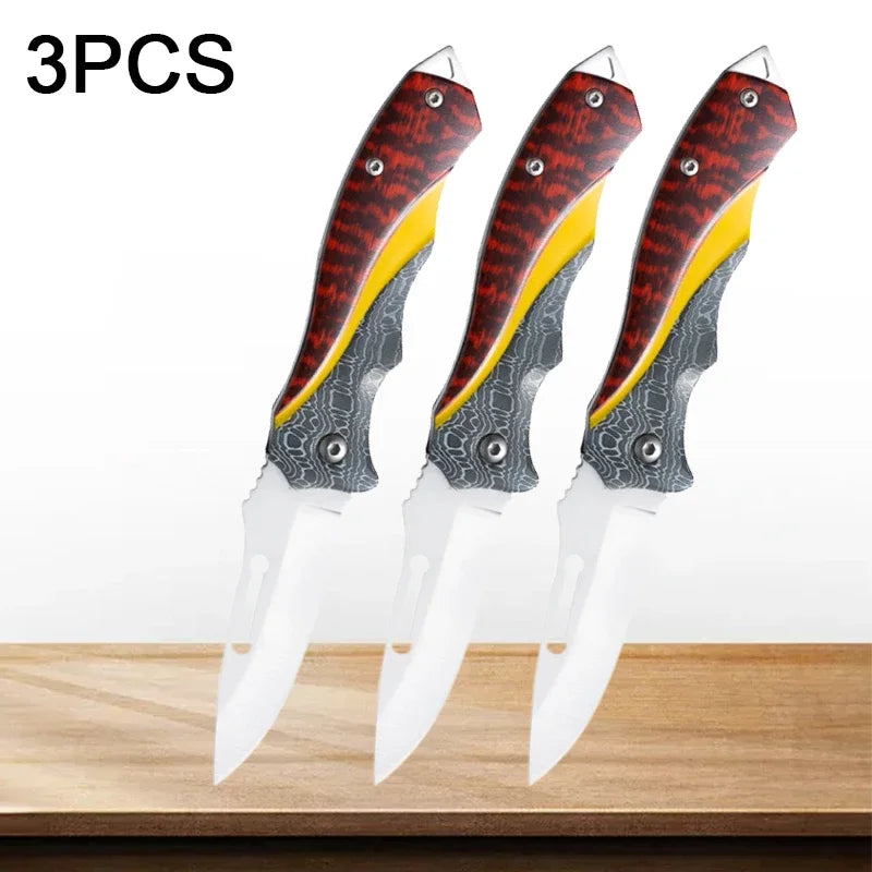 High Hardness Multifunctional Folding Pocket Knife for Household, Outdoor, Hunting, and Fishing