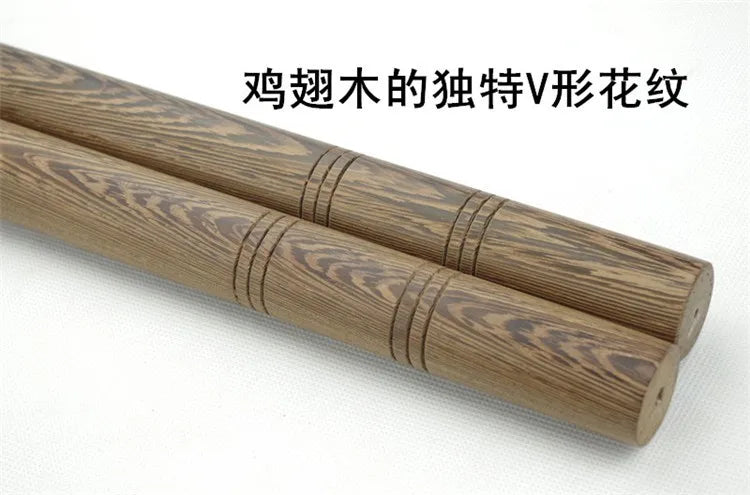 New Wenge Wood Martial Arts Stick Solid Wood Long Stick Short Stick Philippines Magic Tai Chi Stick Qi Eyebrow Sticks