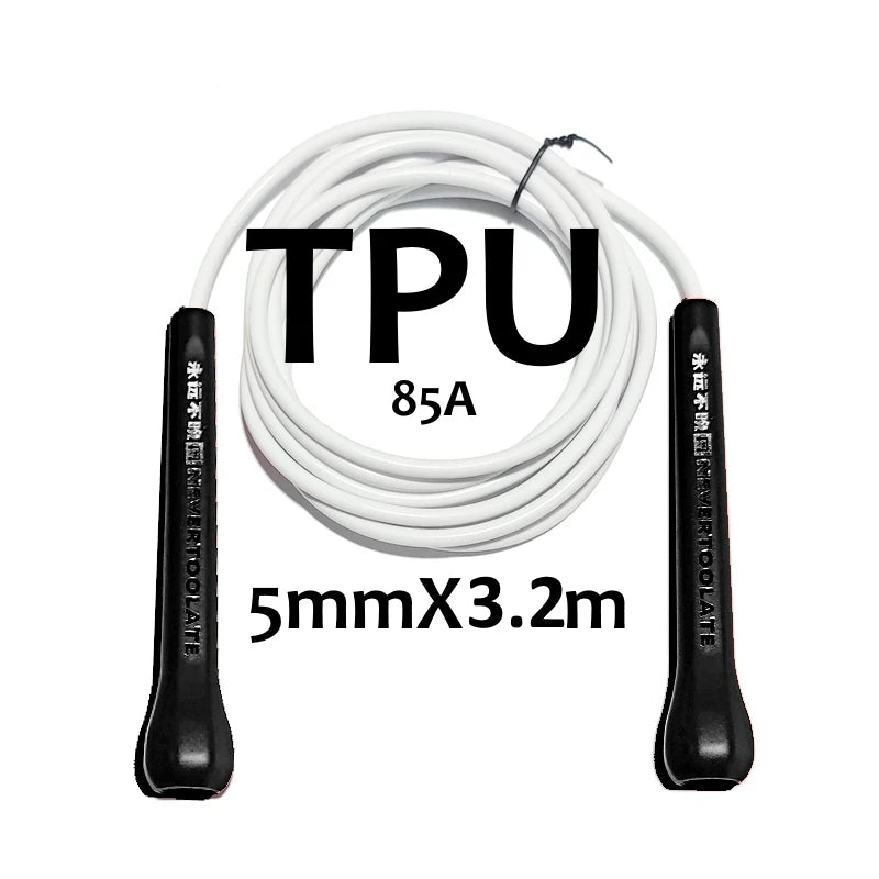 NEVERTOOLATE TPU and PVC material Skipping Rope Rapid Speed Jump Rope Tangle Free crossfit Exercise Fitness Training Workout