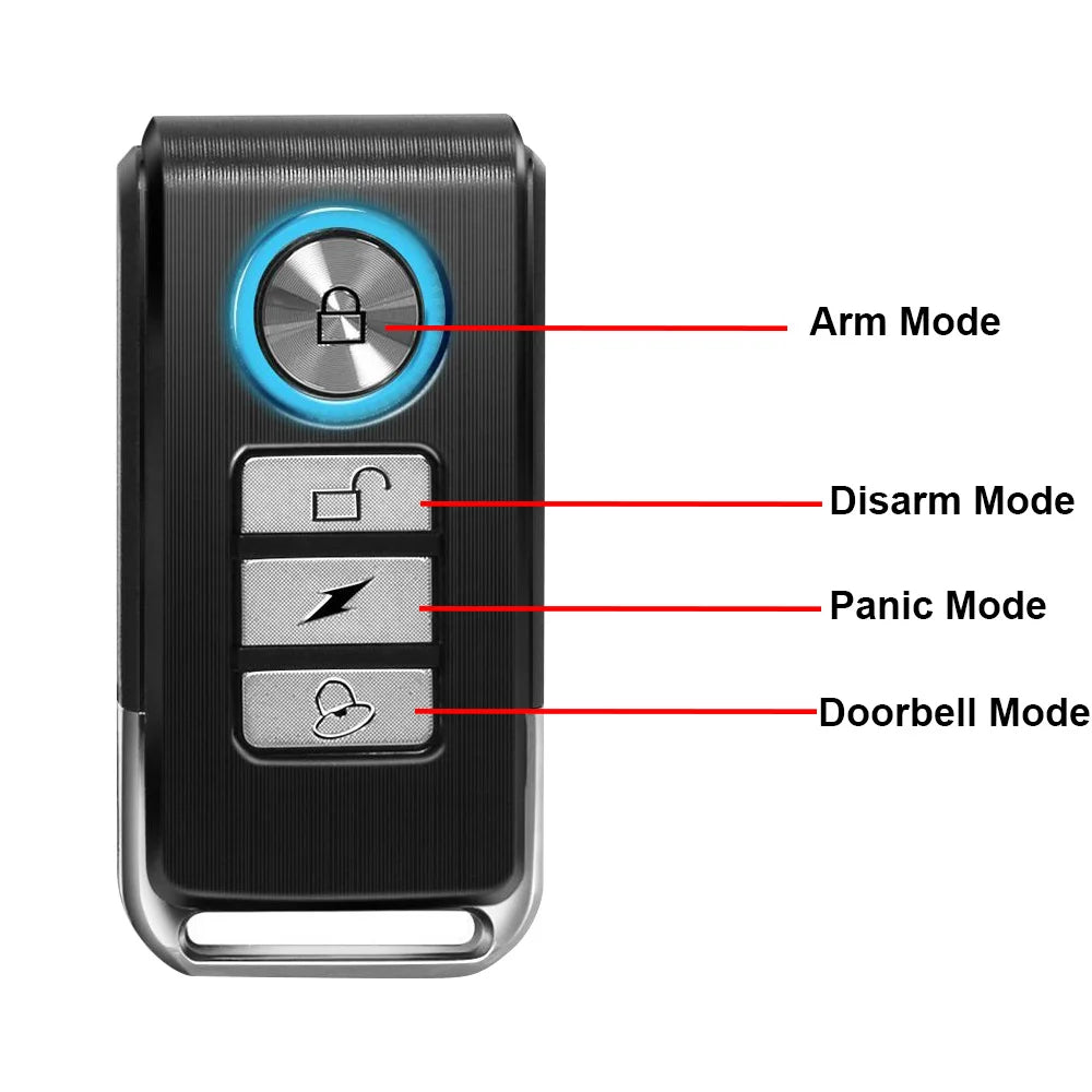 Camluxy 105dB Window Door Alarm Wireless Anti-Theft Remote Control Door and Window Open Closed Security Alarms Sensor Burglar