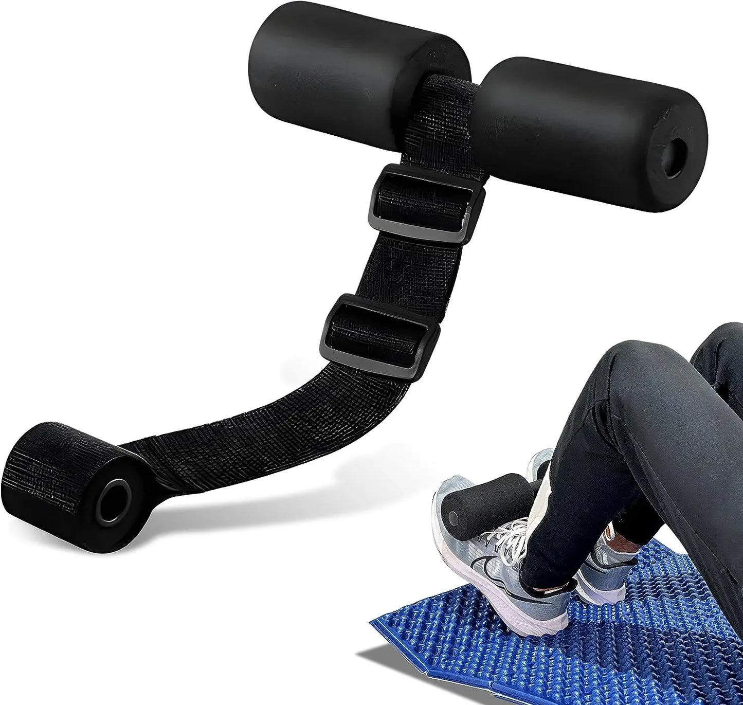 1Pcs Hamstring Curl Strap Sit Up Machine Nordic Home Workout for Gear Hamstring Curls Spanish Squats Ab Workout Nordic Curl