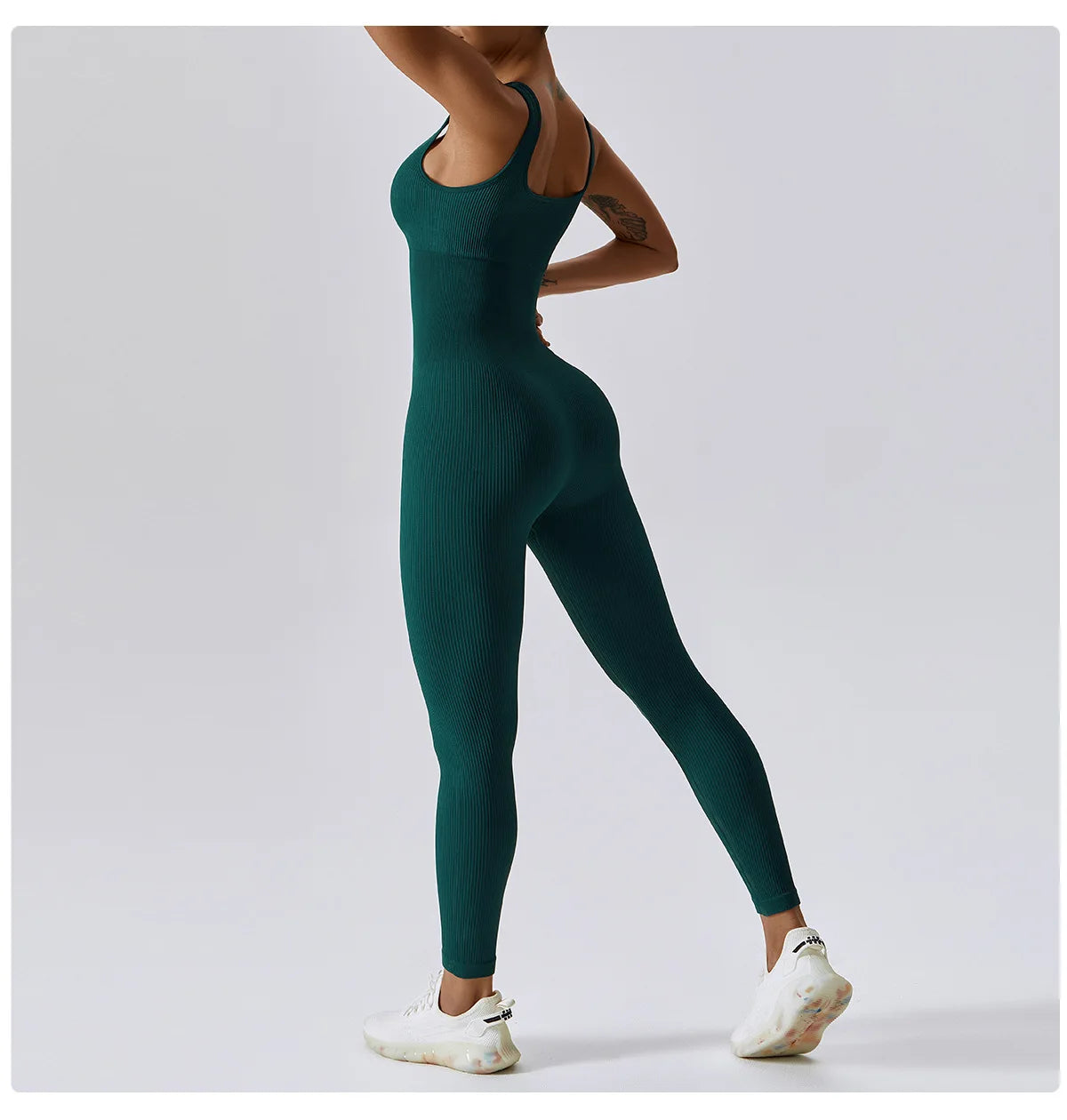 Spring Seamless One-Piece Yoga Suit Dance Belly Tightening Fitness Workout Set Stretch Bodysuit Gym Clothes Push Up Sportswear