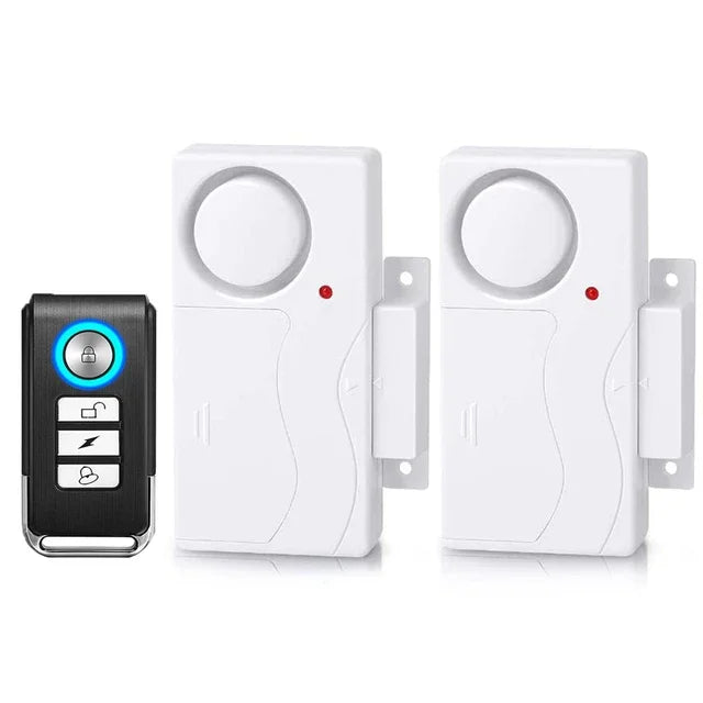 Camluxy 105dB Window Door Alarm Wireless Anti-Theft Remote Control Door and Window Open Closed Security Alarms Sensor Burglar