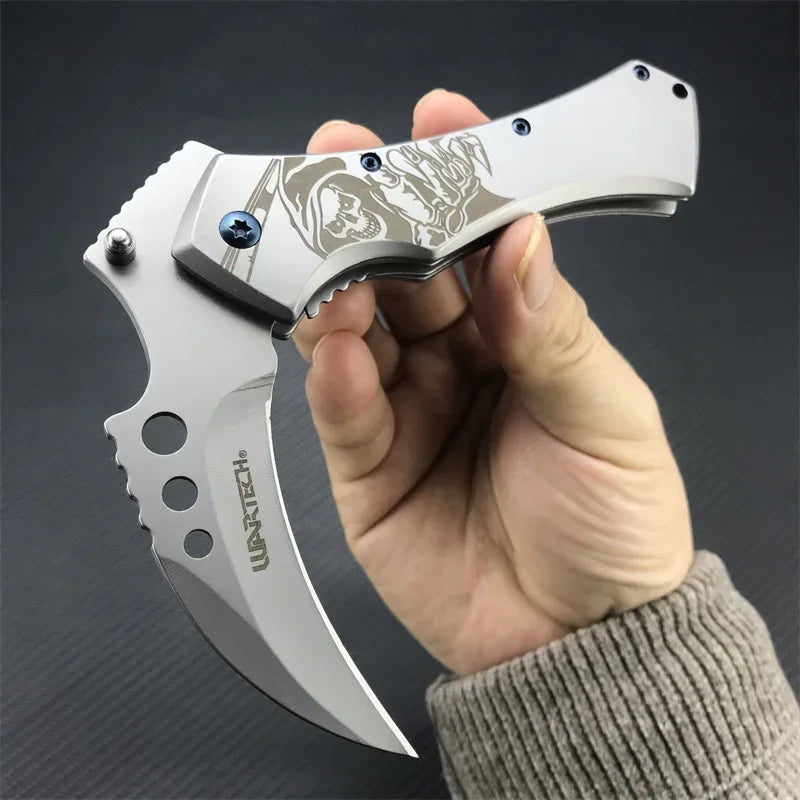 440C steel blade cutting knife portable fruit knife multi-purpose EDC cutting knife portable pocket knife men's gift