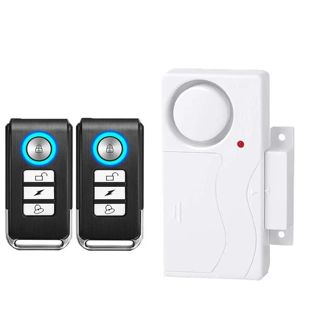 Camluxy 105dB Window Door Alarm Wireless Anti-Theft Remote Control Door and Window Open Closed Security Alarms Sensor Burglar