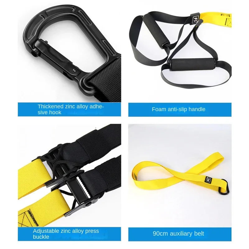 P3-Trx Suspension Training Belt Home Fitness Tension Band Tension Rope Resistance Band Suspension Training System Gym Equipment