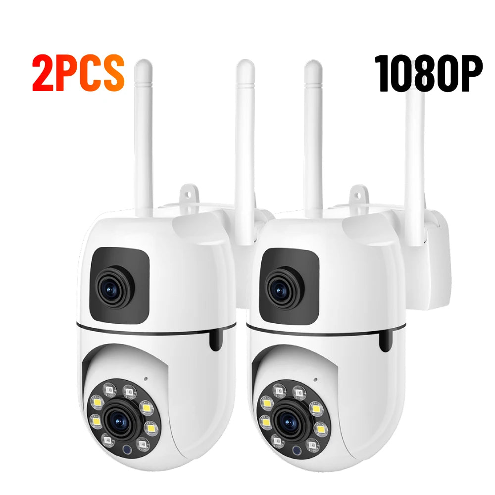 4K 8MP WiFi Camera IP Camera Dual Lens WiFi Surveillance Cameras Outdoor Security Protection Auto Tracking CCTV PTZ Cam YI IOT