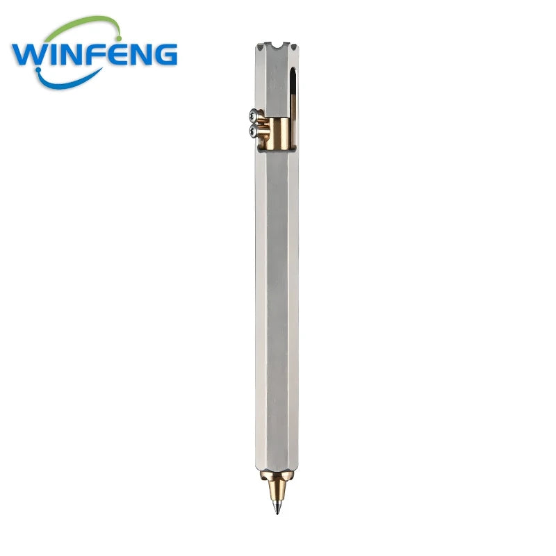 High Quality Metal Tactical Defense Pen School Student Office Ballpoint Pen Emergency Glass Breaker Outdoor Camping Survival Kit