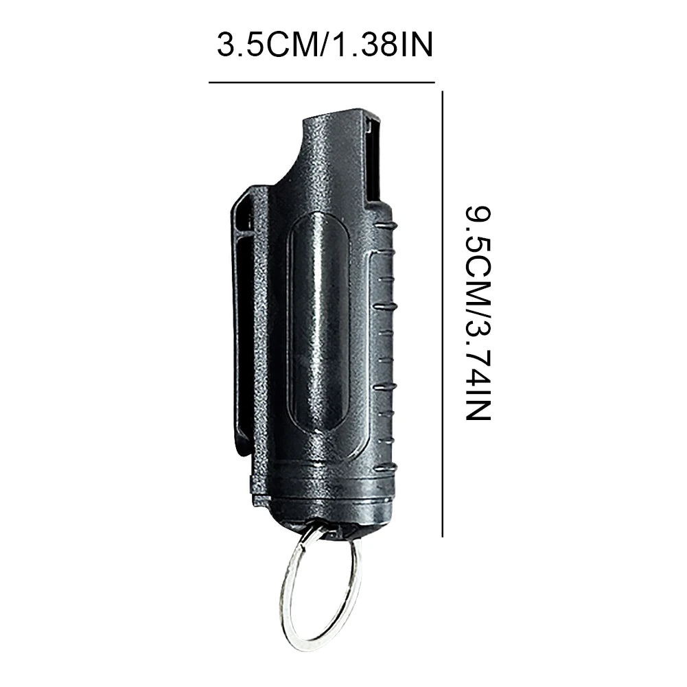 20ml Multipurpose Pepper Spray Keychain Reusable Self-Defense Outdoor Safety Keychains Plastic Personal Defense Spray for Women