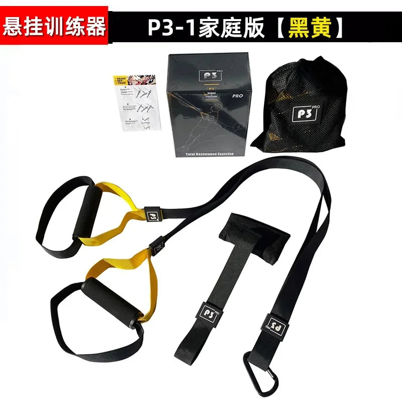 P3-Trx Suspension Training Belt Home Fitness Tension Band Tension Rope Resistance Band Suspension Training System Gym Equipment