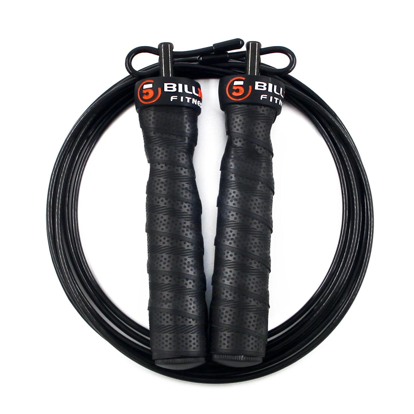 5B Adjustable steel wire bearing racing skip rope anti-slip sweat absorption sports competition household fitness exercise suppl