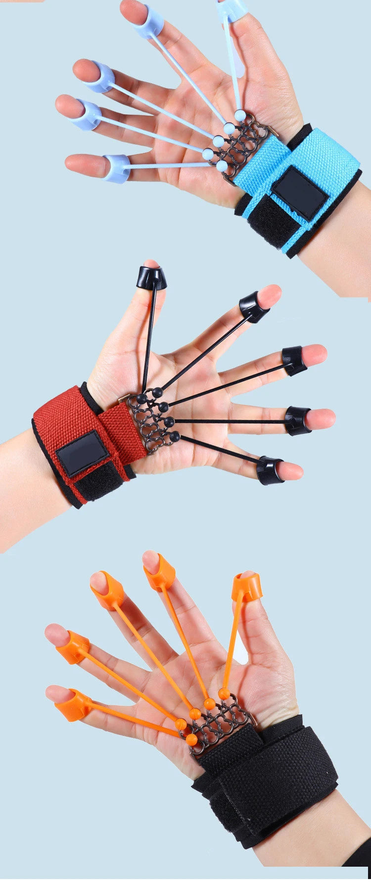 Forearm Trainer Finger Trainers Exercise for Hand Grips Gripster Arm Trainer Hand Grip Strengthener Training Strengthens Fingers