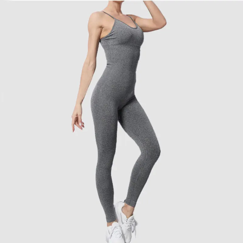 Women's Tracksuit Yoga Set Seamless Jumpsuits One Piece Fitness Workout Rompers Sportswear Gym Set Workout Clothes For Women