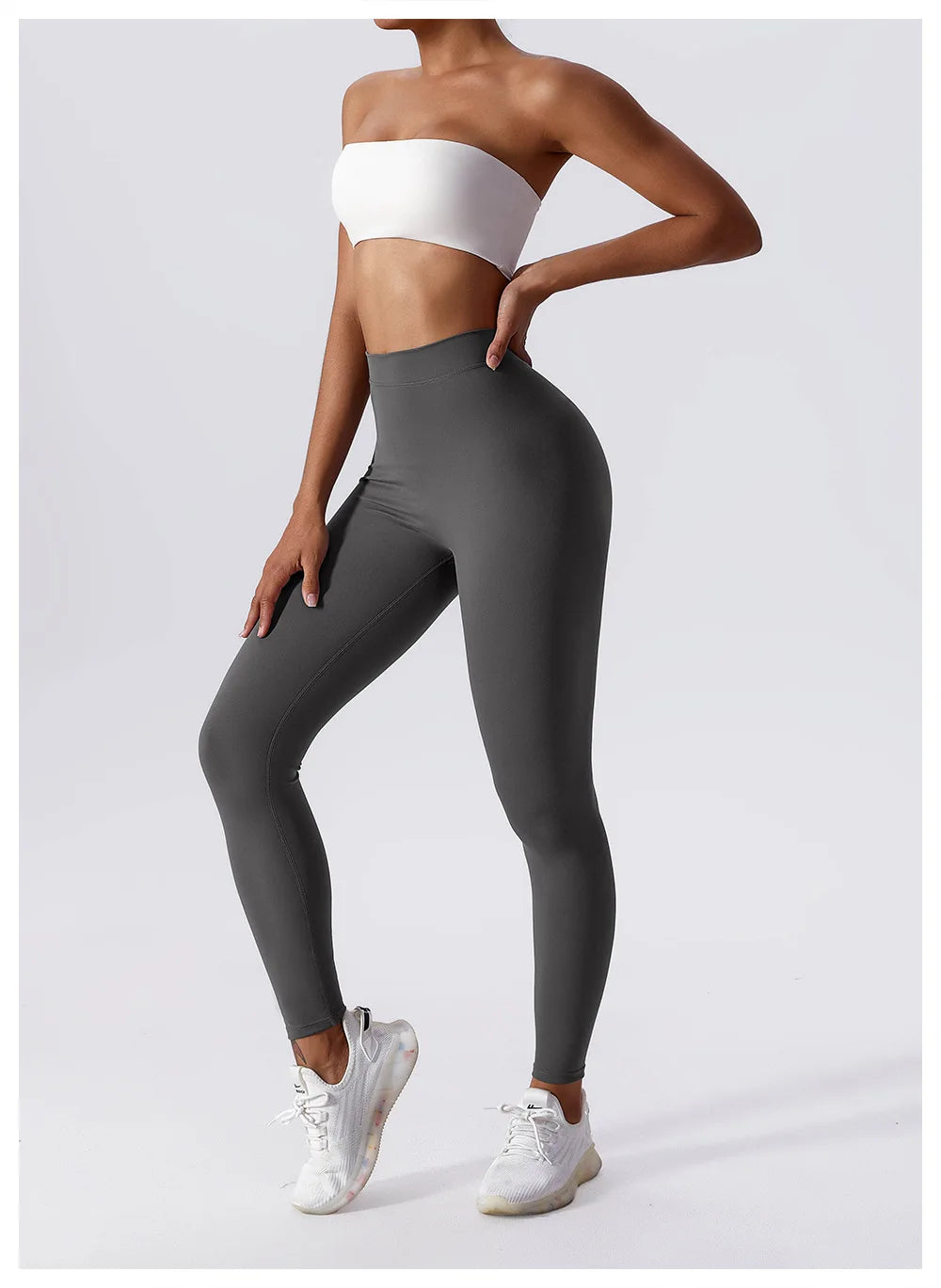 High Waist Yoga Leggings Women's Fitness Lifting Hip Leggings Push Up Fitness Sports Peach Leggings Women's Exercise Leggings