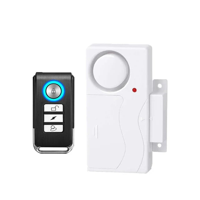 Camluxy 105dB Window Door Alarm Wireless Anti-Theft Remote Control Door and Window Open Closed Security Alarms Sensor Burglar