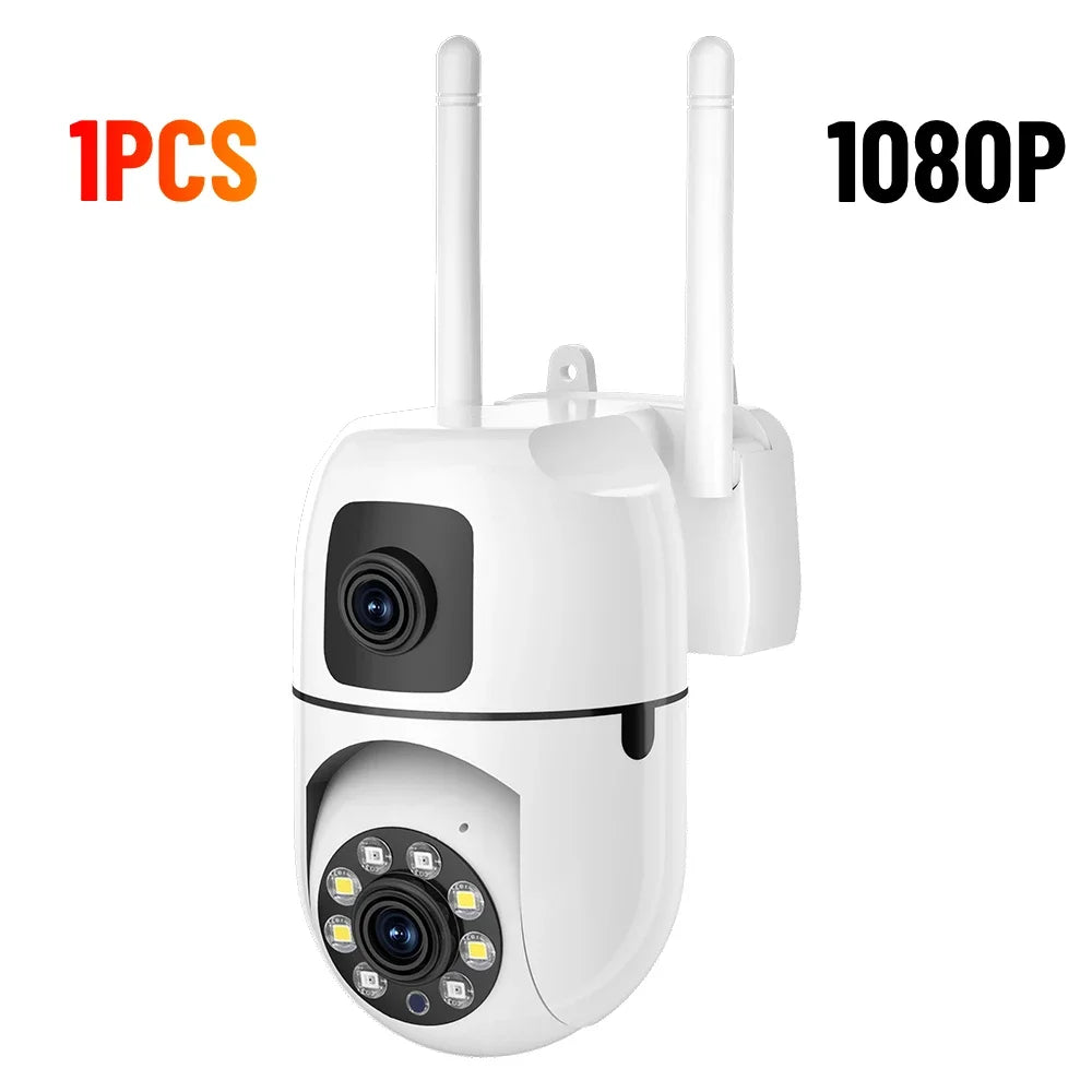 4K 8MP WiFi Camera IP Camera Dual Lens WiFi Surveillance Cameras Outdoor Security Protection Auto Tracking CCTV PTZ Cam YI IOT