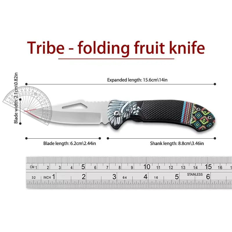 1 piece folding knife for eating meat knife for cutting fruit knife for roasting sheep stainless steel knife kitchen tools