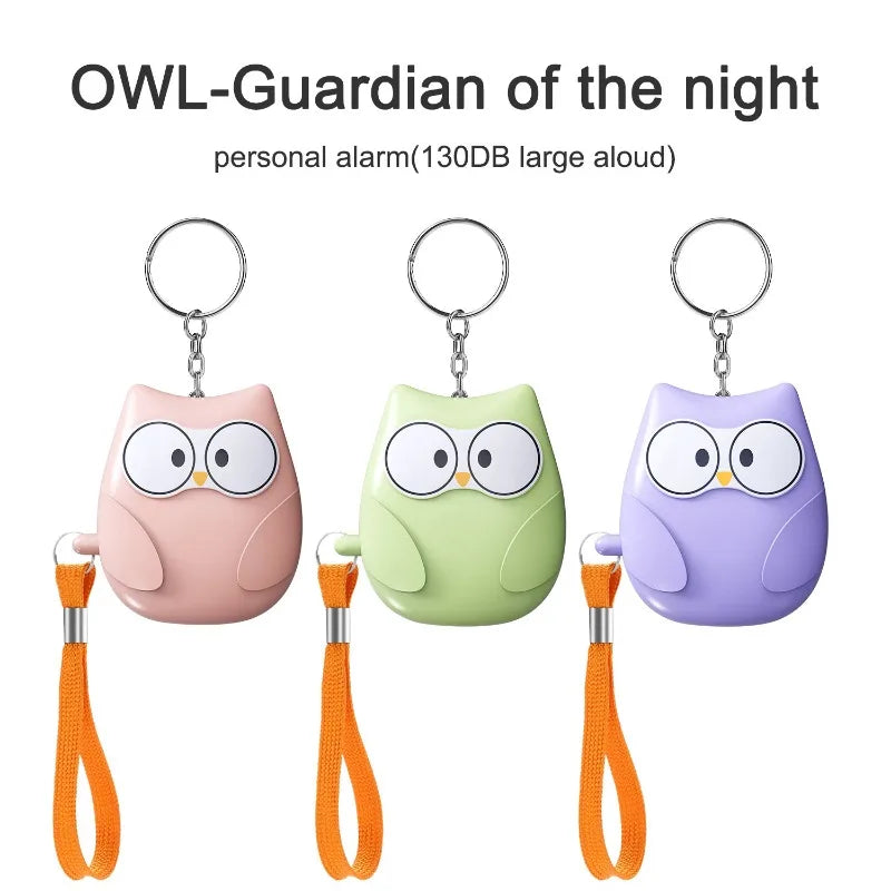 2024 Small and Easy To Carry Anti-attack Self-defence Alarm Rechargeable Battery Loud Key Chain 130db Personal Alarm