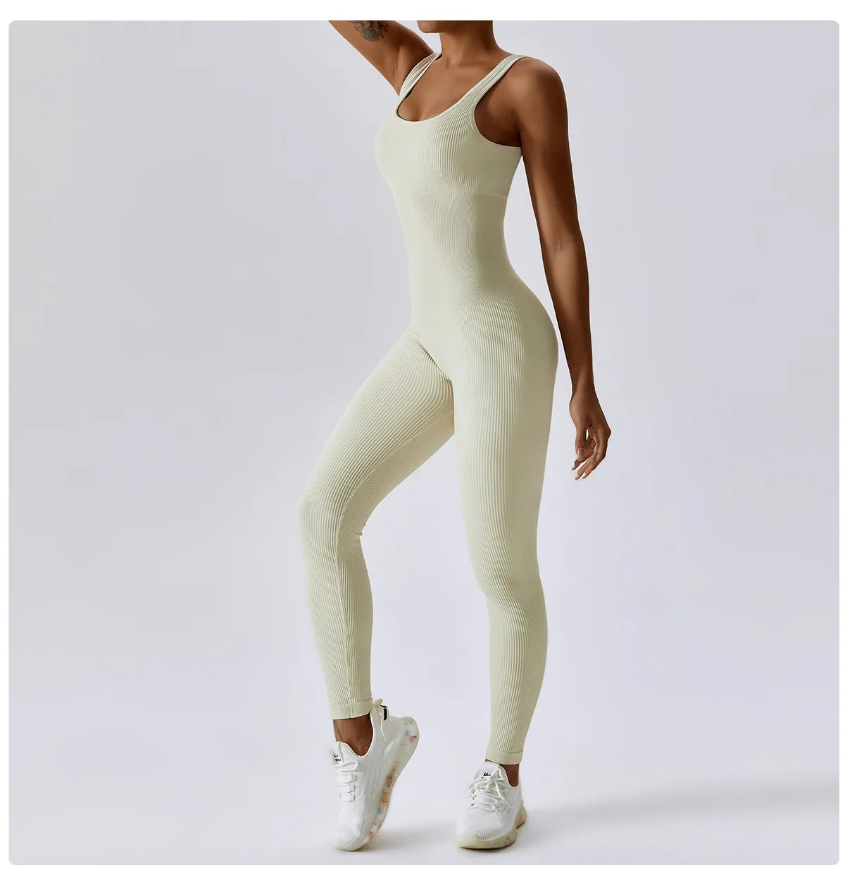 Spring Seamless One-Piece Yoga Suit Dance Belly Tightening Fitness Workout Set Stretch Bodysuit Gym Clothes Push Up Sportswear