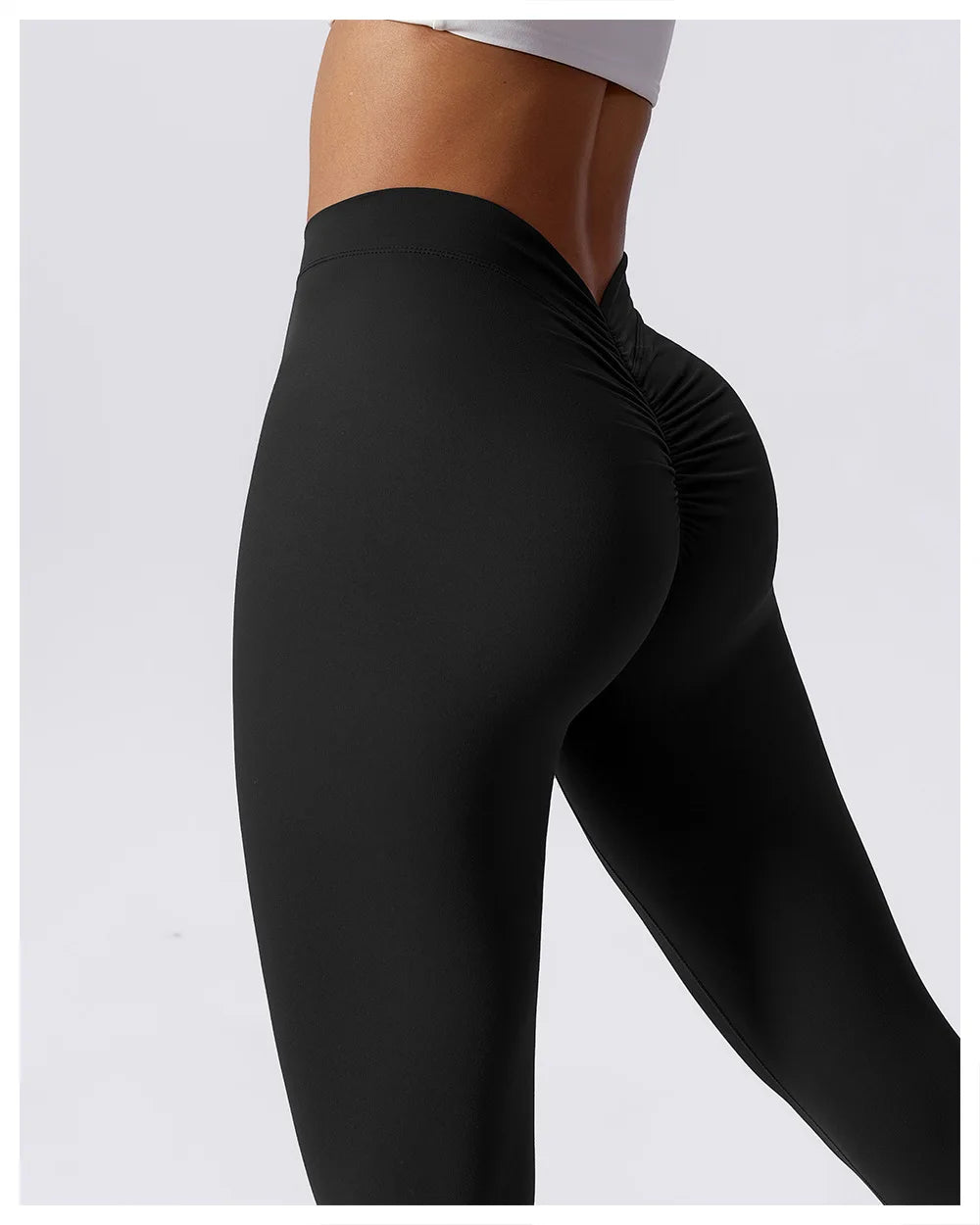 High Waist Yoga Leggings Women's Fitness Lifting Hip Leggings Push Up Fitness Sports Peach Leggings Women's Exercise Leggings