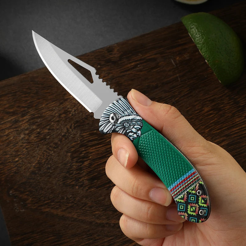 1 piece folding knife for eating meat knife for cutting fruit knife for roasting sheep stainless steel knife kitchen tools