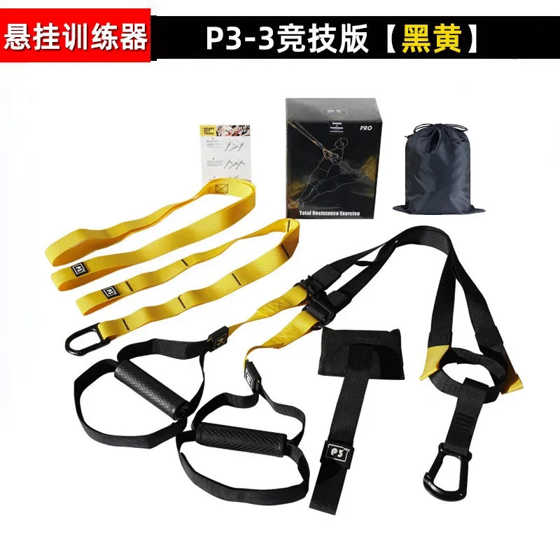 P3-Trx Suspension Training Belt Home Fitness Tension Band Tension Rope Resistance Band Suspension Training System Gym Equipment