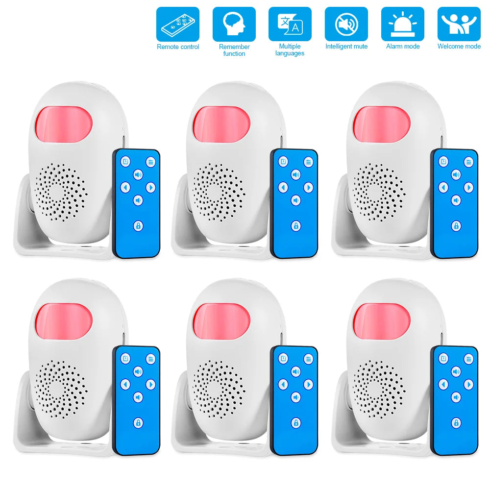 KERUI PIR Motion Detector Security Alarm Detector Anti-theft  Motion Sensor Smart Welcome Doorbell Human Body Detector