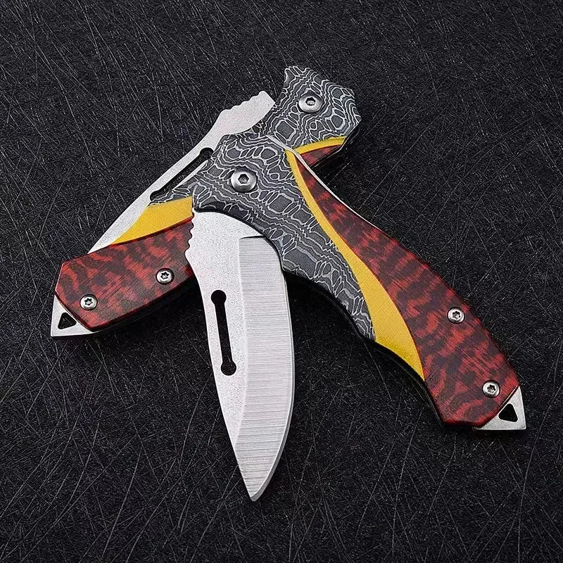 High Hardness Multifunctional Folding Pocket Knife for Household, Outdoor, Hunting, and Fishing