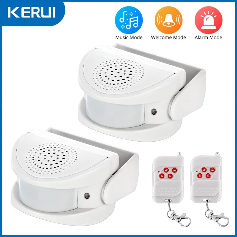 KERUI Wireless Indoor Motion Sensor Doorbell Shop Visitor Alert Chime Alarm Burglar for Business When Entering Door Opens