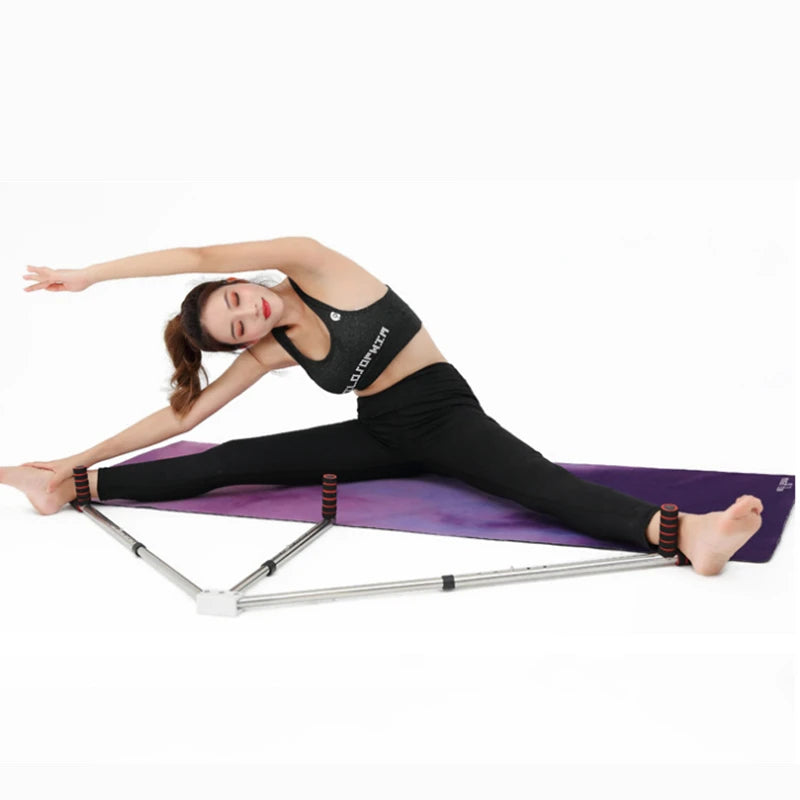 3 Bar Leg Stretcher Adjustable Split Stretching Machine Stainless Steel Home Yoga Dance Exercise Flexibility Training Equipment