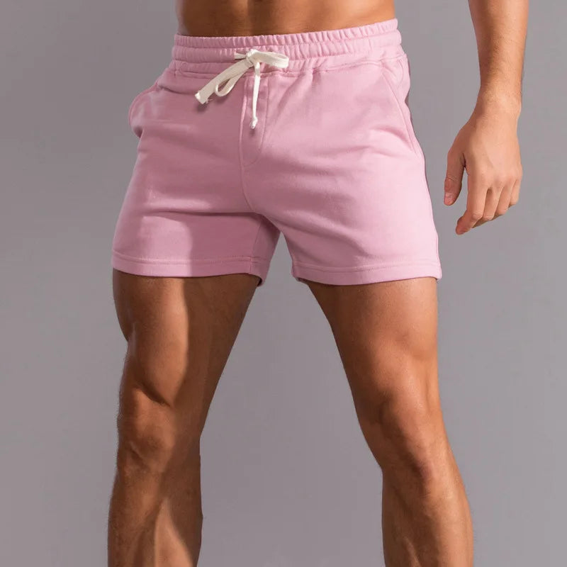 Summer Casual Shorts Men Breathable 100% Cotton Beach Shorts Comfortable Fitness Basketball Sports Short Pants Male Bermudas