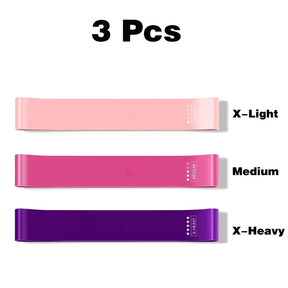 WOSWEIR Elastic Resistance Bands Yoga Training Gym Fitness Gum Pull Up Assist Rubber Band Crossfit Exercise Workout Equipment