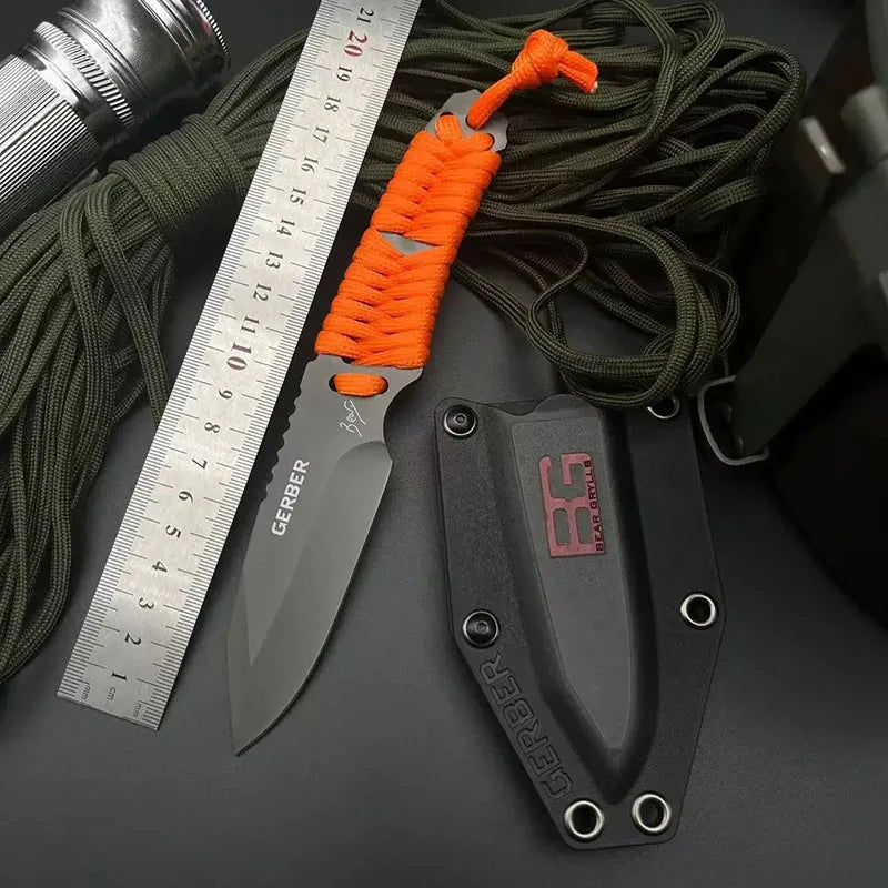 Camping High-Hardness Military Tactical Knife, Self-Defense, Sharp Cutting Knife, Outdoor Multi-purpose Survival Knife