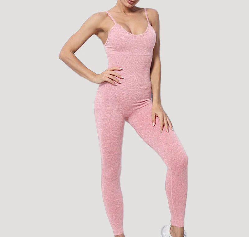 Women's Tracksuit Yoga Set Seamless Jumpsuits One Piece Fitness Workout Rompers Sportswear Gym Set Workout Clothes For Women