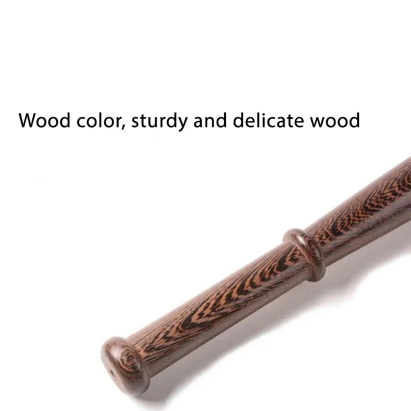 55cm Chicken Winged Wood Baseball Stick Solid Wood Self Defense Wushu Stick Car Mounted Emergency Self-defense Escape Tool