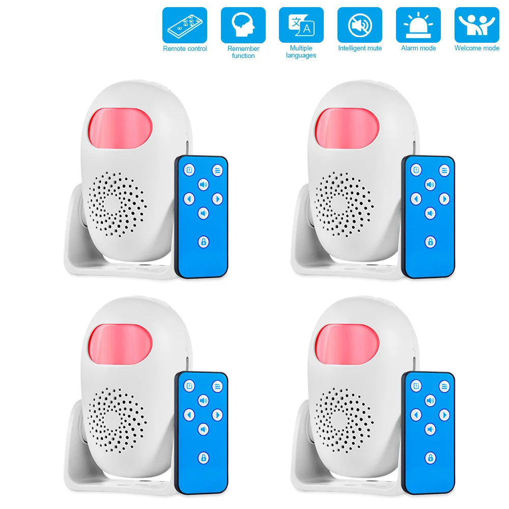 KERUI PIR Motion Detector Security Alarm Detector Anti-theft  Motion Sensor Smart Welcome Doorbell Human Body Detector