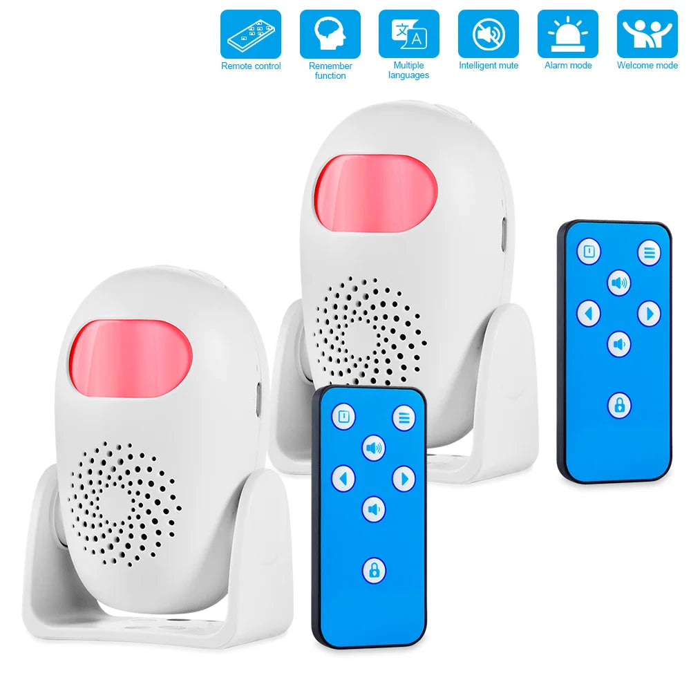 KERUI PIR Motion Detector Security Alarm Detector Anti-theft  Motion Sensor Smart Welcome Doorbell Human Body Detector