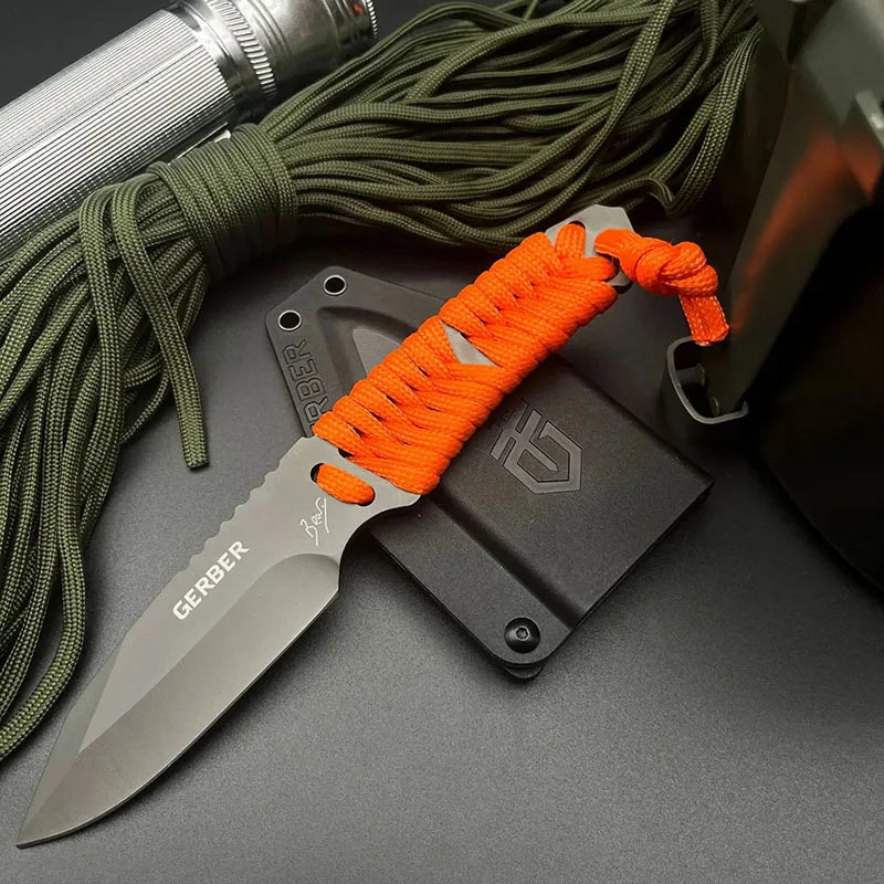 Camping High-Hardness Military Tactical Knife, Self-Defense, Sharp Cutting Knife, Outdoor Multi-purpose Survival Knife