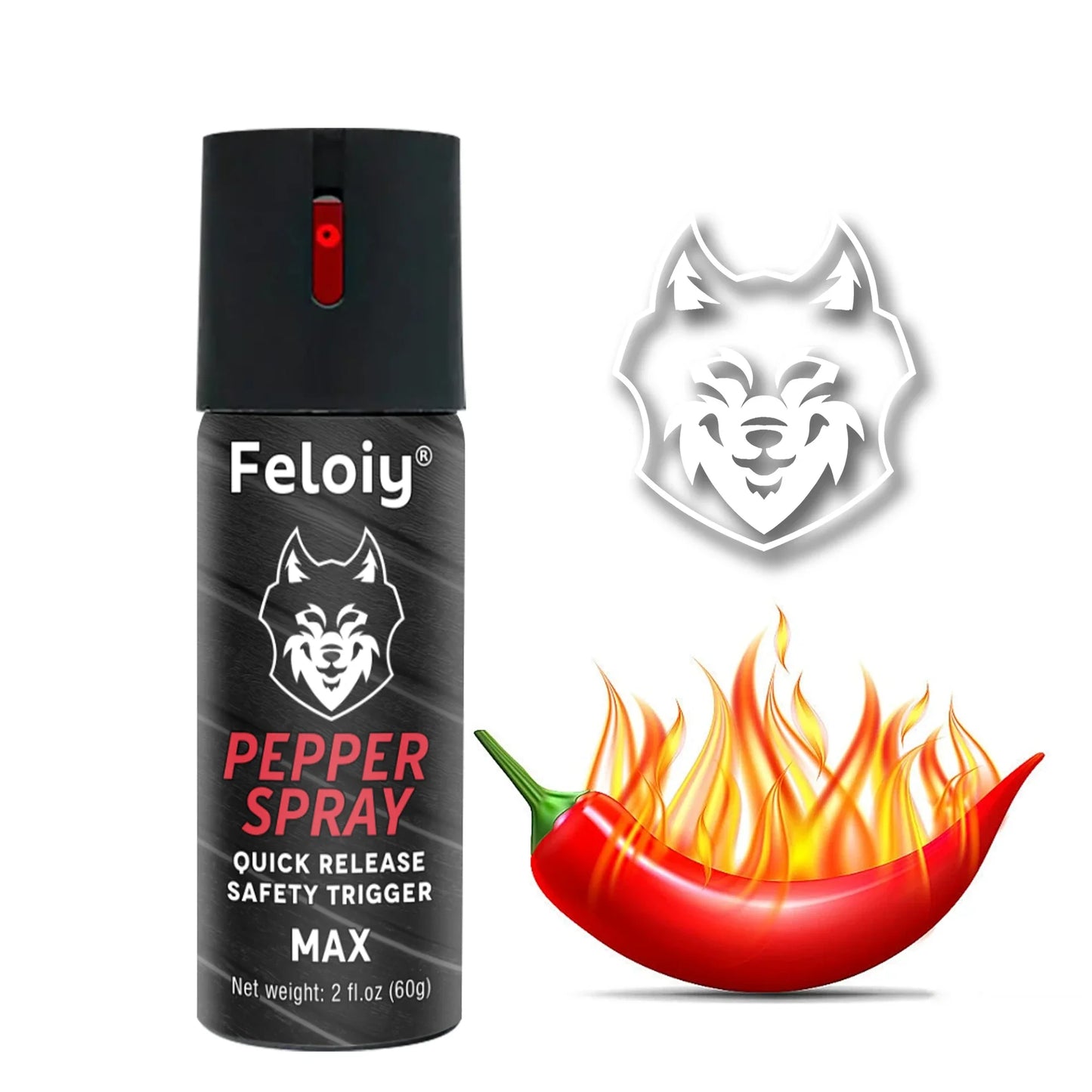 60ml Self Defense Pepper Spray Self Defense, Personal Defense Spray, Reusable Unisex