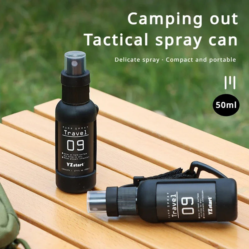 1PC Outdoor Camping Trip Spray Bottle Alcohol Dispenser Bottle Tactical Portable Spray Bottle 50ml Hiking Accessories