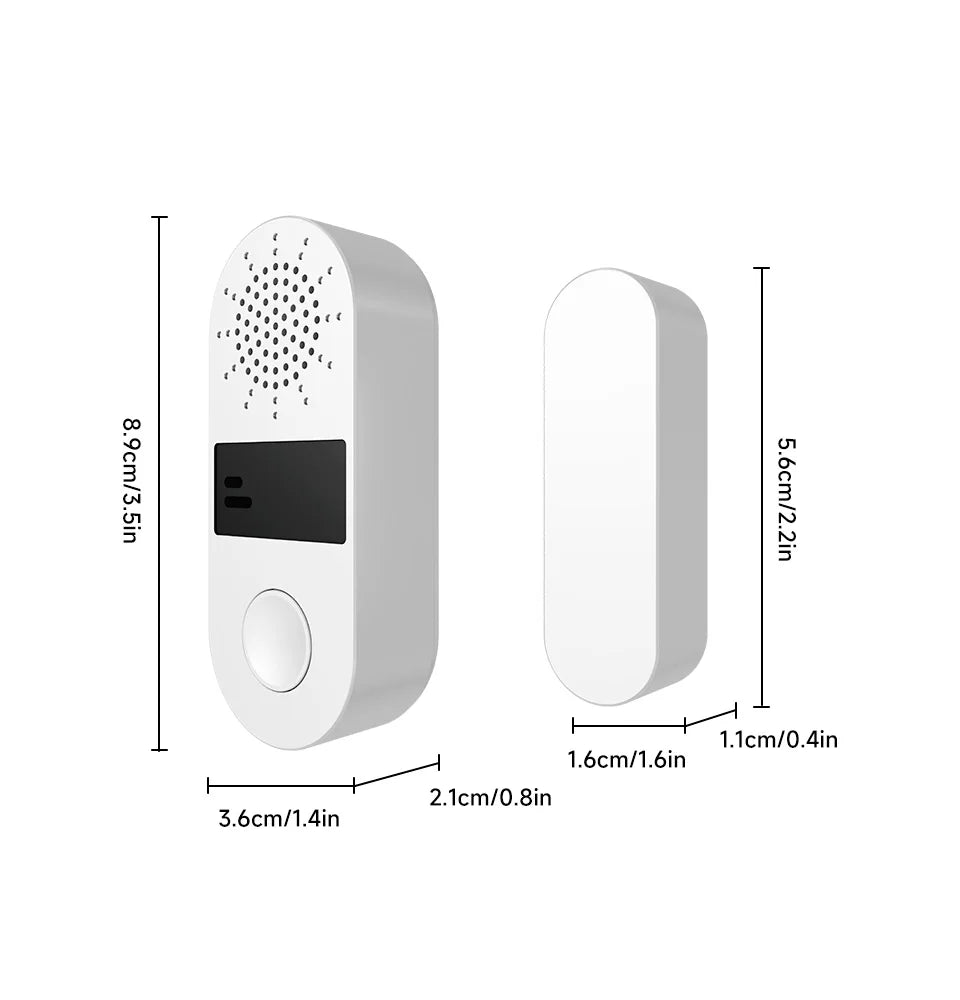 Wireless Home Door Window Sensor Burglar Security Alarm System Independent Opening Magnetic Door Sensor 130db Security Alarm