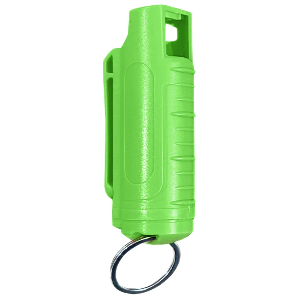 20ml Multipurpose Pepper Spray Keychain Reusable Self-Defense Outdoor Safety Keychains Plastic Personal Defense Spray for Women