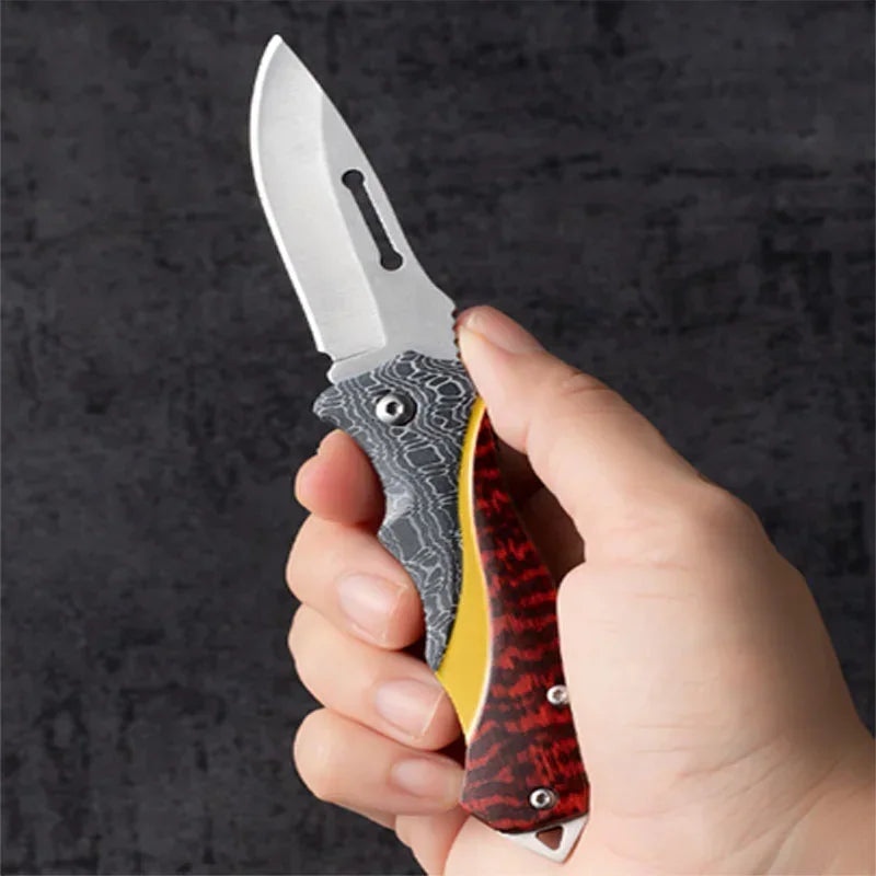 High Hardness Multifunctional Folding Pocket Knife for Household, Outdoor, Hunting, and Fishing