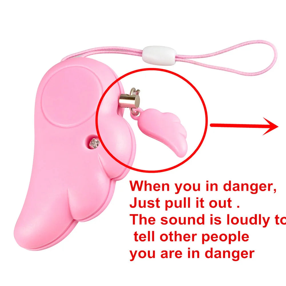 Self Defense Alarm 90dB Girl Women Security Protect Alert Personal Safety Scream Loud Keychain Emergency Alarm For Child Elder